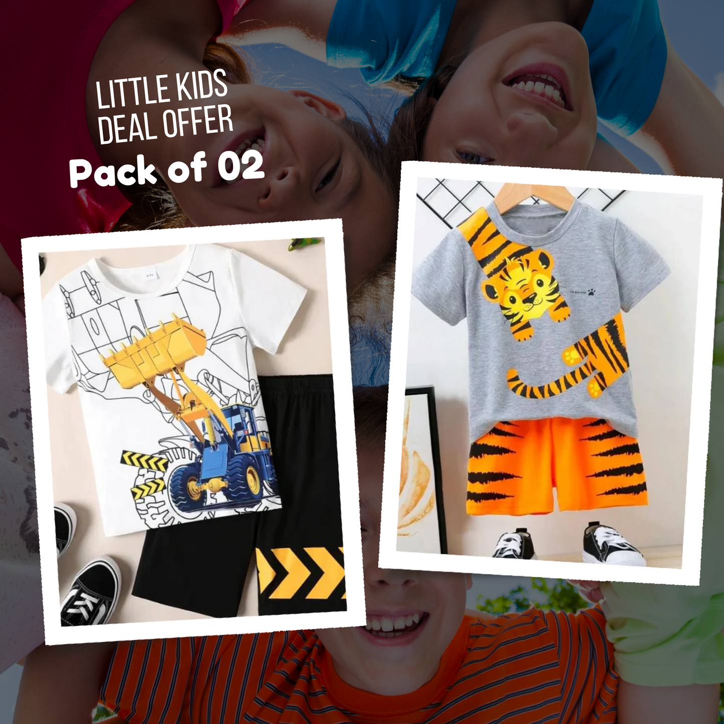 Deal 12 - Pack of 02 Kids Suits