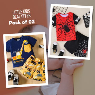 Deal 03 - Pack of 02 Kids Suits