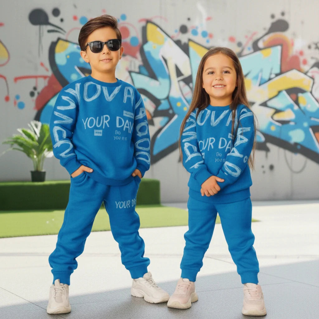 Dark Blue Winter Tracksuit