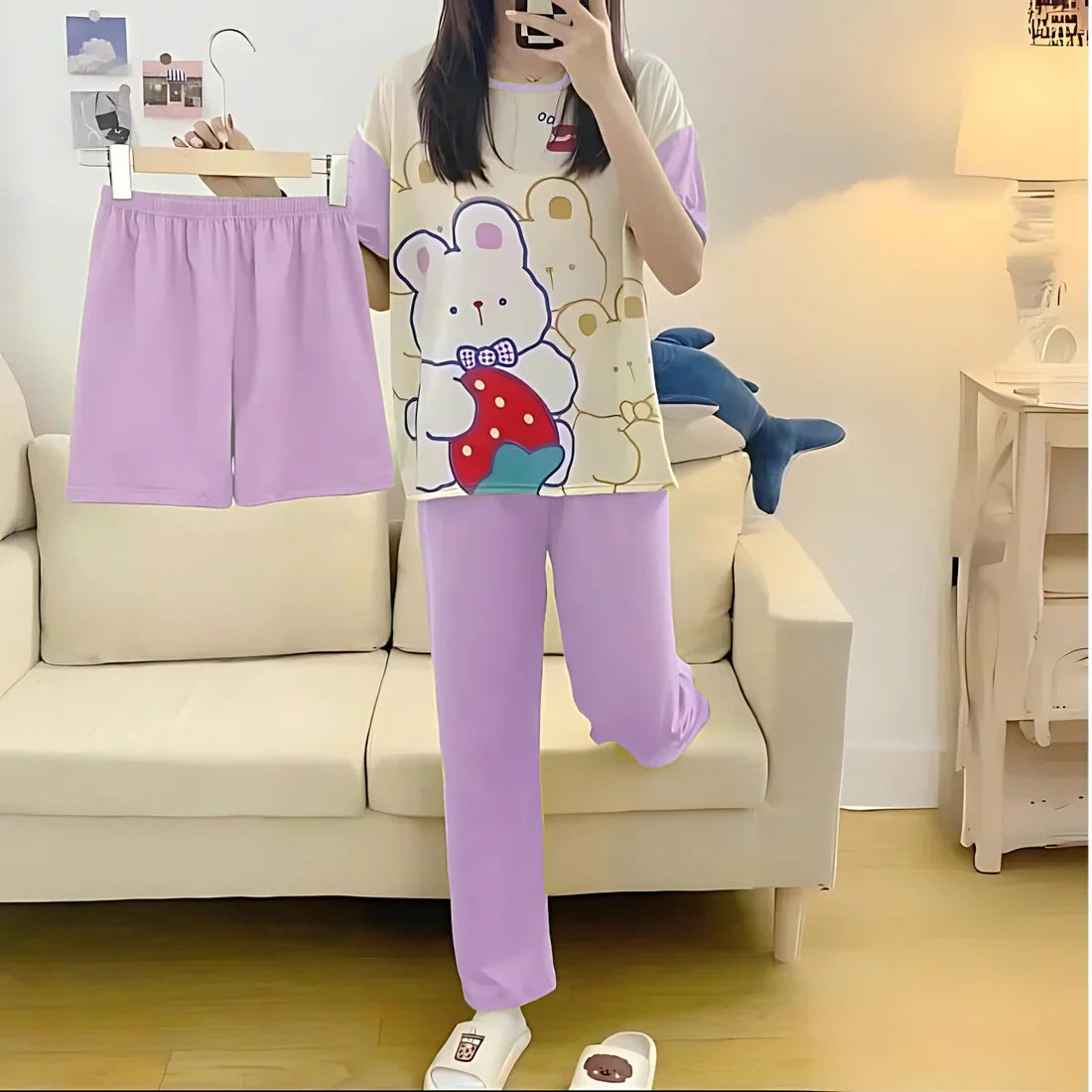 PACK OF 3 PRINTED SLEEP WEAR