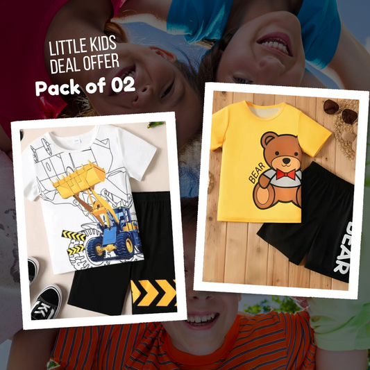 Deal 11 - Pack of 02 Kids Suits