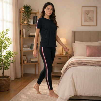 STRIPE - HALF SLEEVE TRACKSUIT