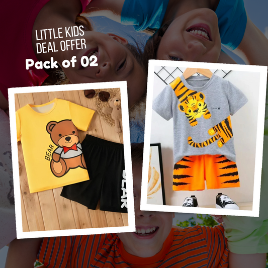 Deal 13 - Pack of 02 Kids Suits