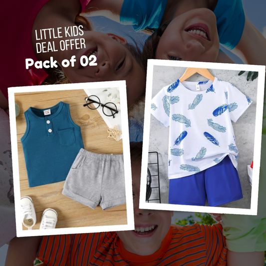Deal 19- Pack of 02 Kids Suits