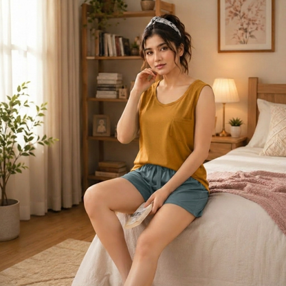 TANK TOP & SHORTY LOUNGEWEAR