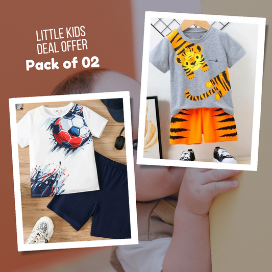 Deal 10 - Pack of 02 Kids Suits