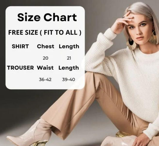 Black Plazo Lounge Wear For Women PJ Set ARTICLE NO# 52