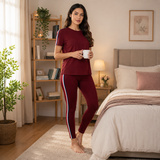 STRIPE - HALF SLEEVE TRACKSUIT