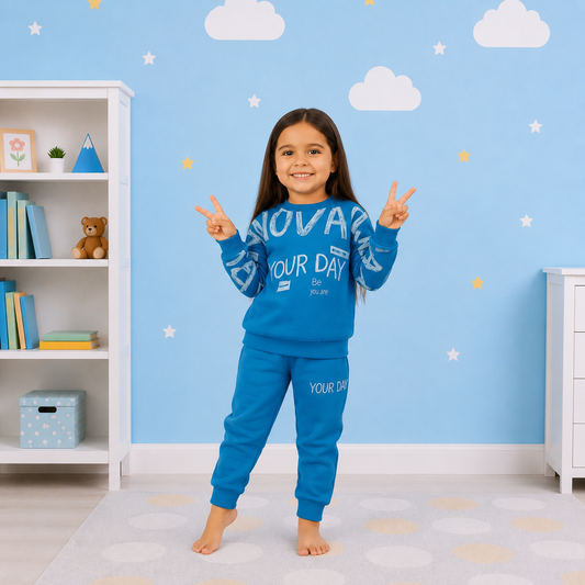 Dark Blue Winter Tracksuit