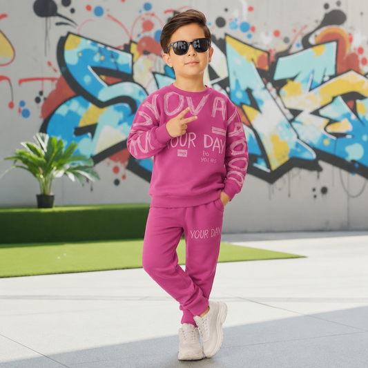 Maroon Winter Tracksuit