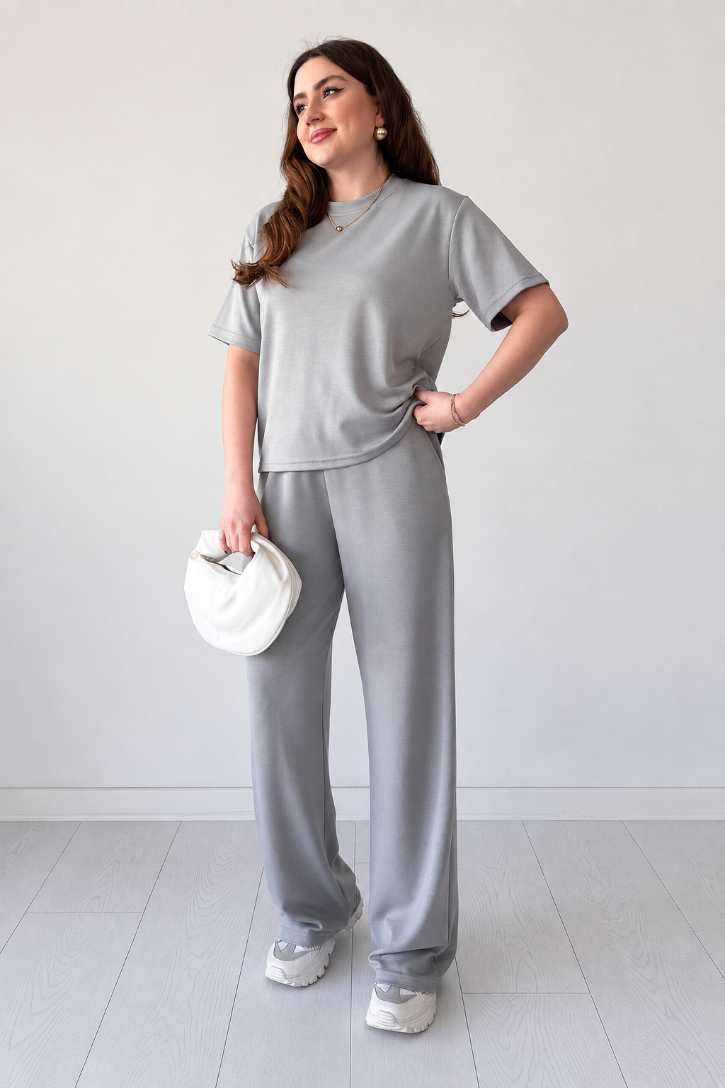 Grey Relaxed Lounge Set
