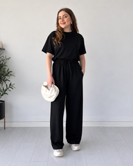 Black Relaxed Lounge Set