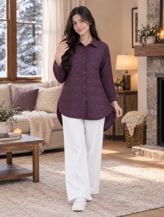 Deep Plum Comfort Set