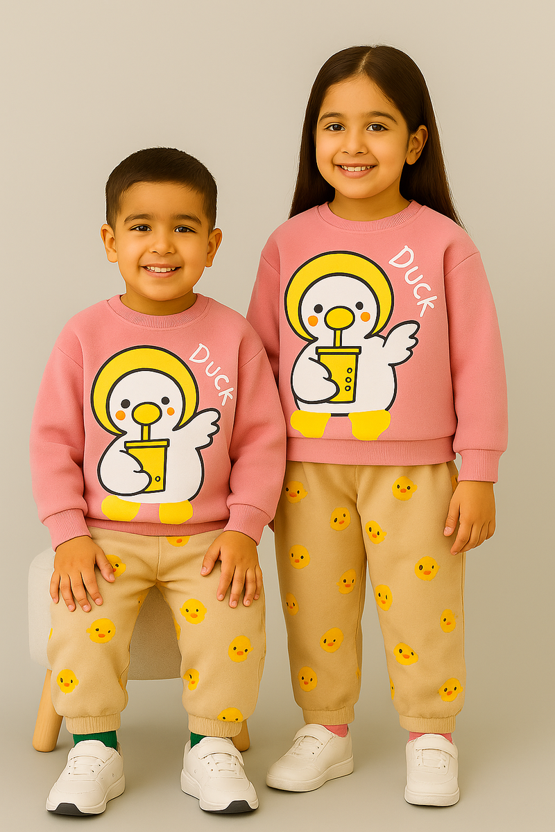 Pink Duck Kids Winter Panel Tracksuit