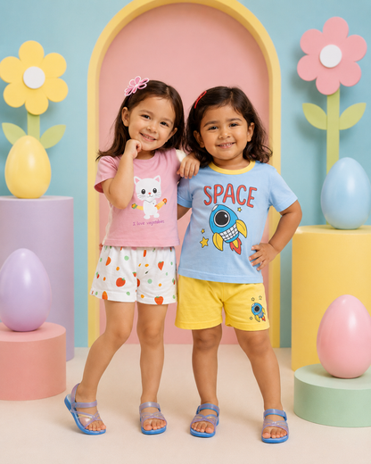Cute Friends Casual Set (Pack of 2)