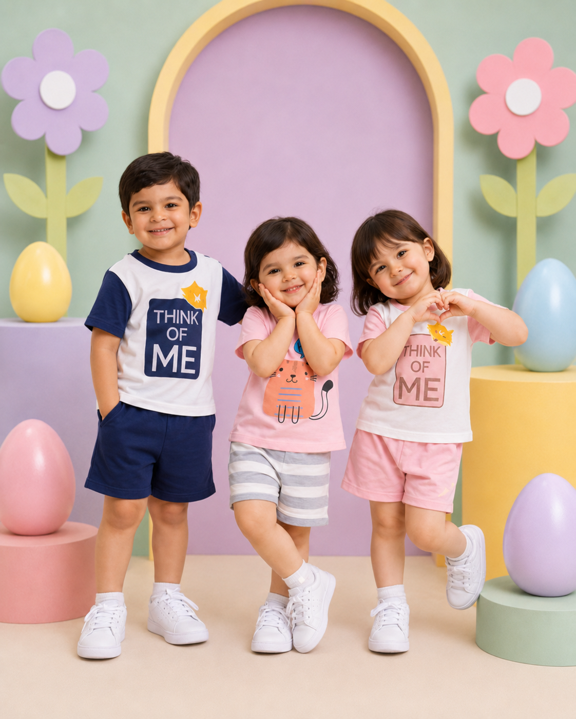 Sweet Whispers Playwear Set (Pack of 3)