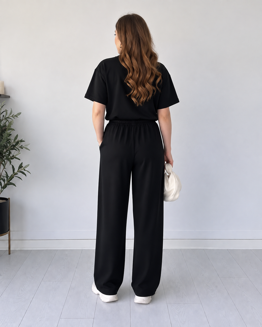 Black Relaxed Lounge Set