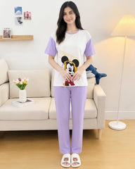 Lilac Mickey Mouse Pajama Set