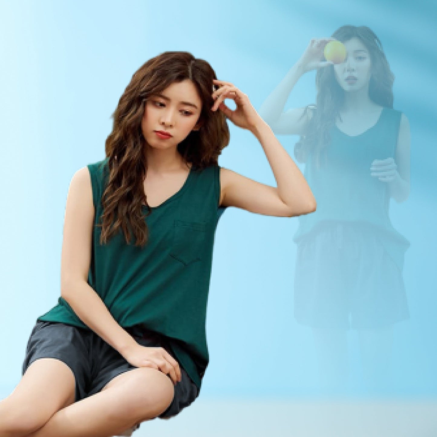 TANK TOP & SHORTY LOUNGEWEAR