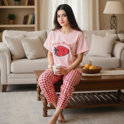 Strawberry Girl Pajama Set