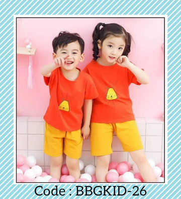 Boys & girls new summer shorts sleeve suit
