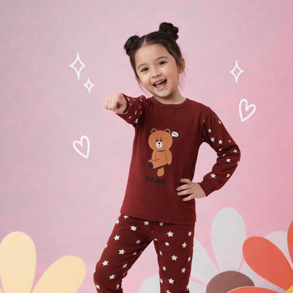 Brown Star Bear Kids wear