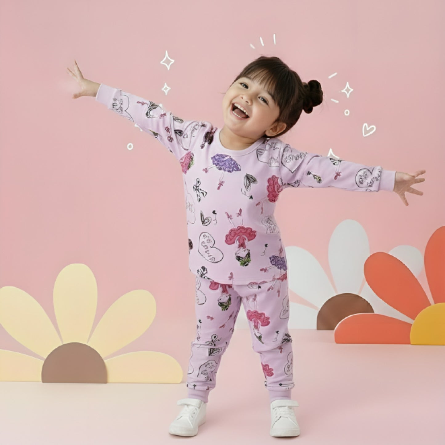 Toddler girl casual home wear  Kids wear