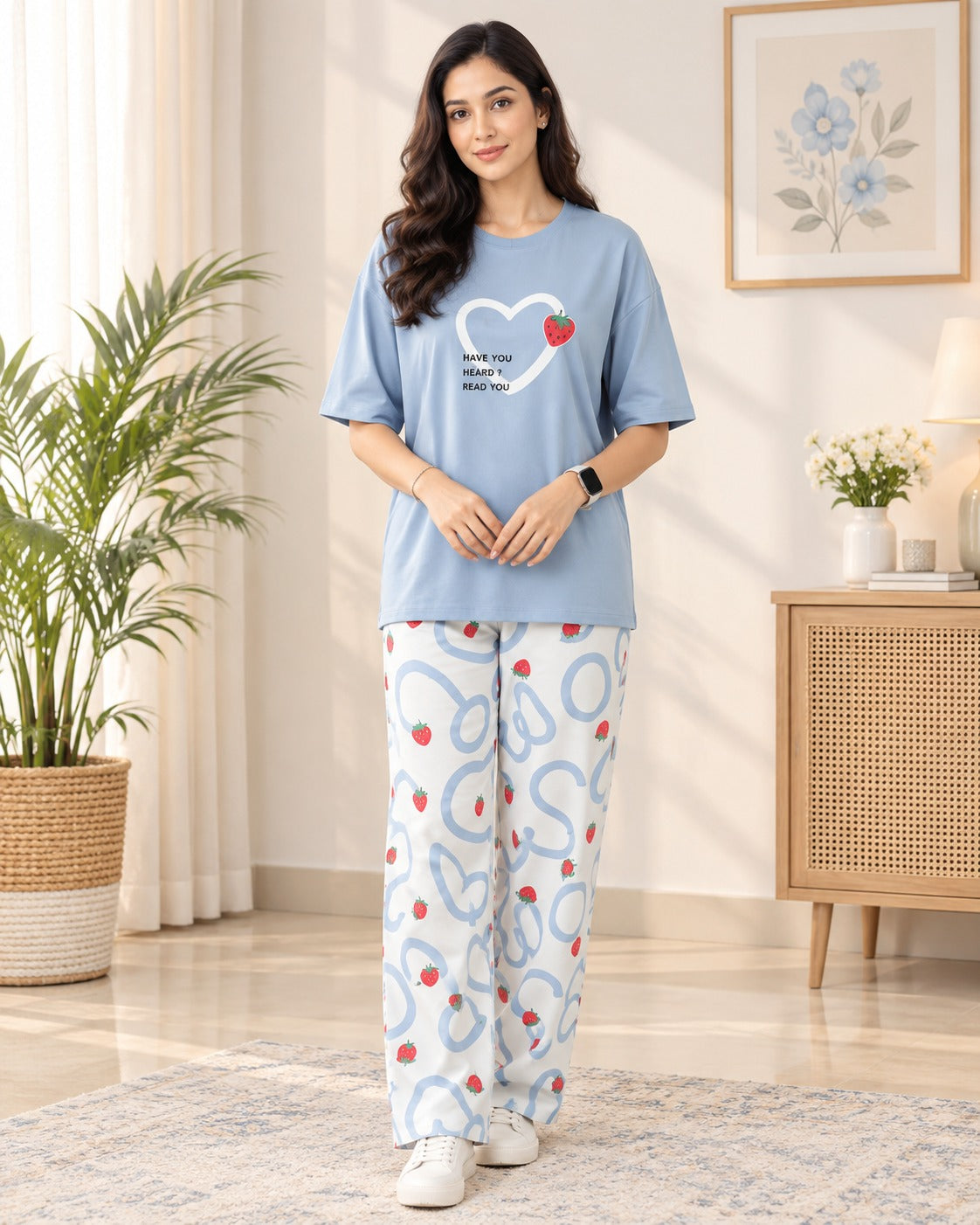 Strawberry Hearts Lounge Set