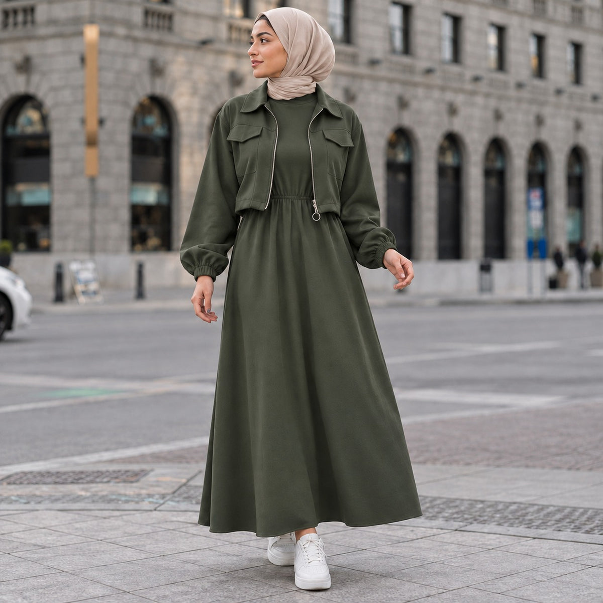 Olive Modest Set