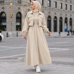 Beige Modest Set