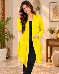 Women’s Yellow Long Shrug