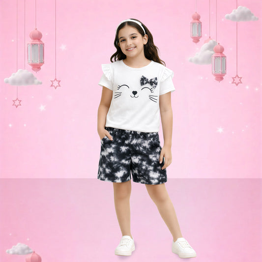 Cat Print Summer Set