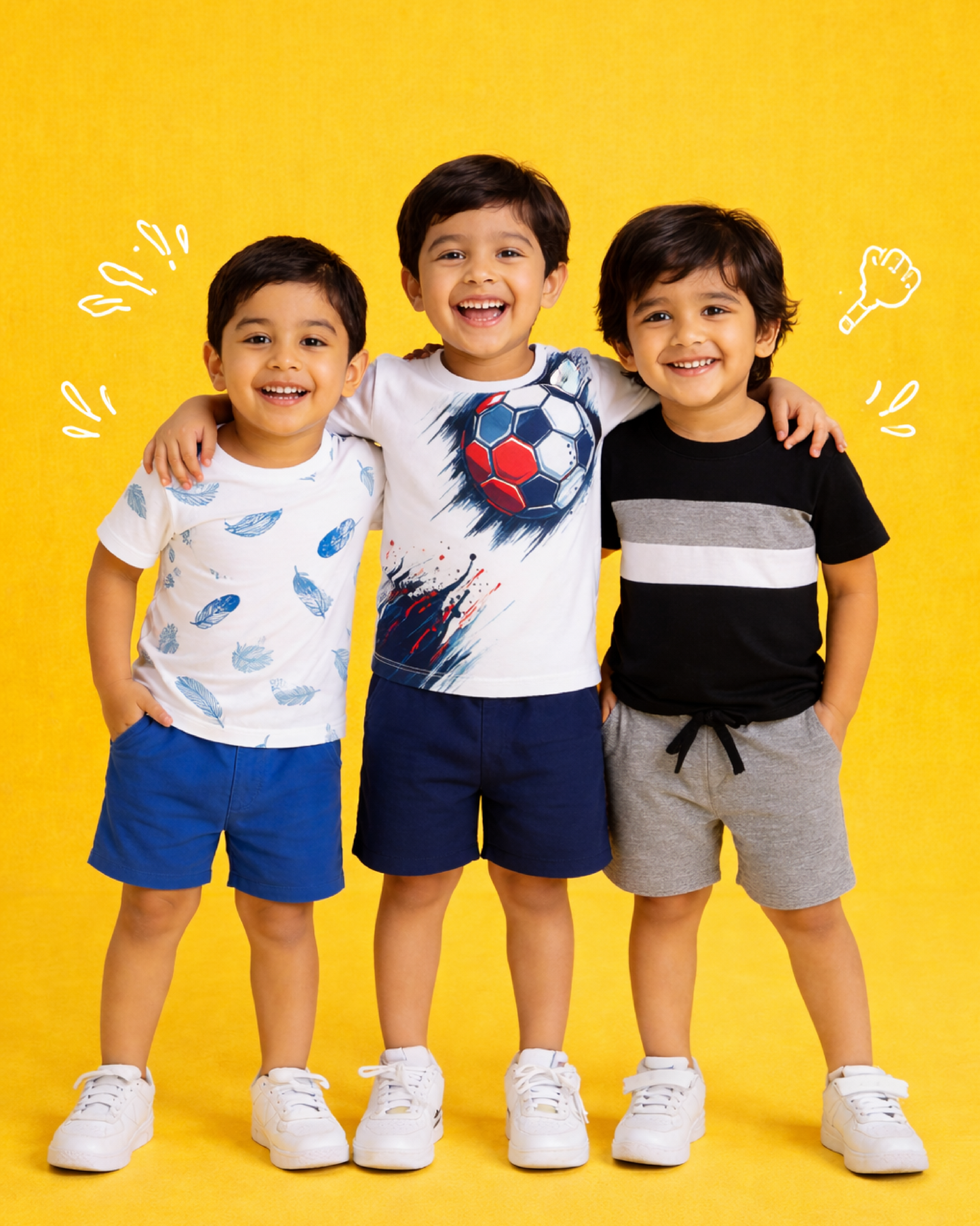 Buddy Burst Playwear Set (Pack of 3)