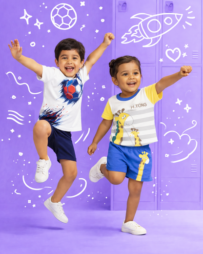 Fun Kick Kids Outfit (Pack of 2)